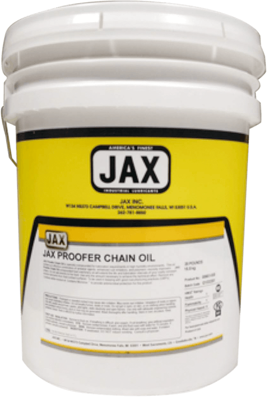 JAXの食品機械用H1潤滑油のパッケージ